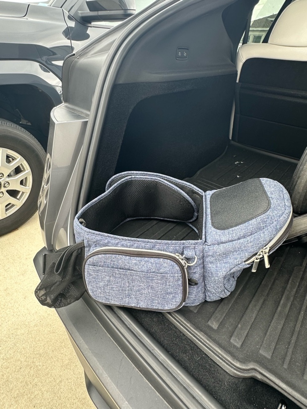 Baby Hip Seat Carrier - Heather Blue